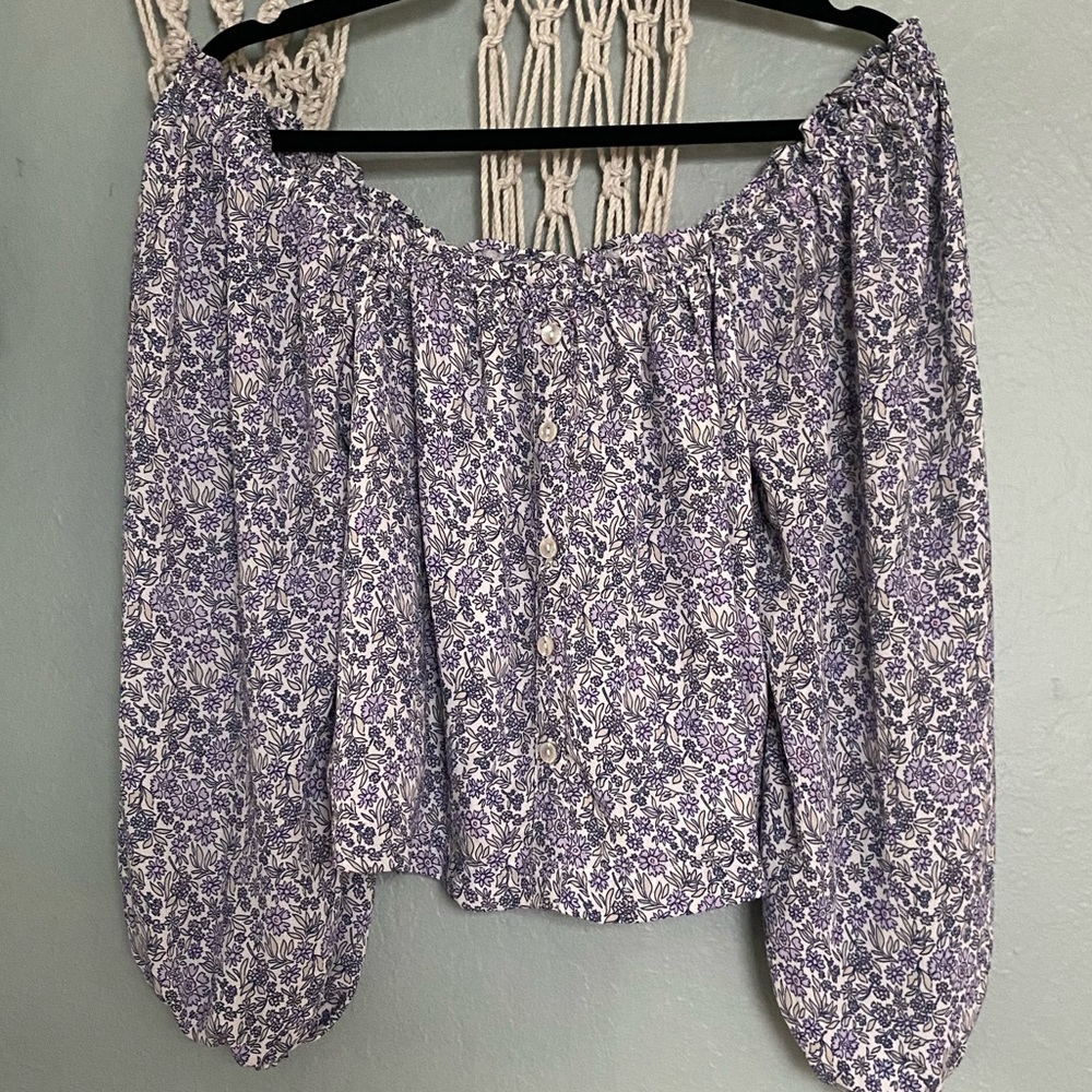 American Eagle Off The Shoulder Blouse